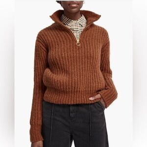 Scotch & Soda women’s Half Zip Sweater